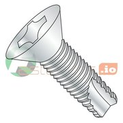 NEWPORT FASTENERS Thread Cutting Screw, 1/4"-20 x 1-1/2 in, Zinc Plated Steel Flat Head Phillips Drive, 1000 PK 612397